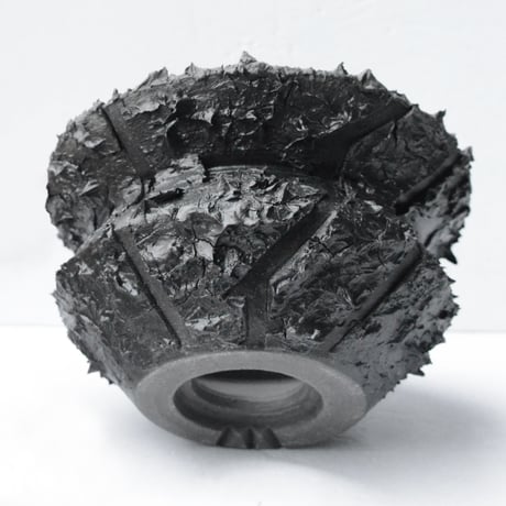 ＜ceramic pot＞  √ ROOT Matt Black type +Drip_0A2