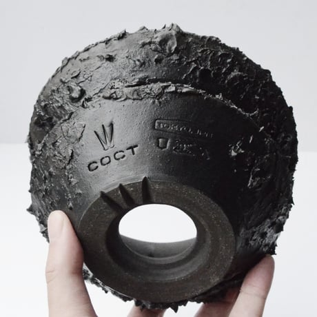 ＜ceramic pot＞  √ ROOT Matt Black type +Drip_0A2