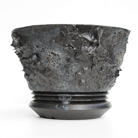 <ceramic pot ＞ SHARK  Matt Black type+drip_ZR_03