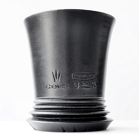 ＜ceramic pot ＞LOOP  Matt Black type_CA03
