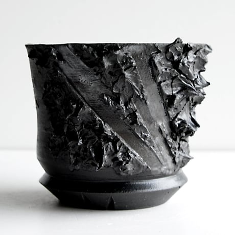 ＜ceramic pot ＞√ROOT   MattBlack type_PMK02