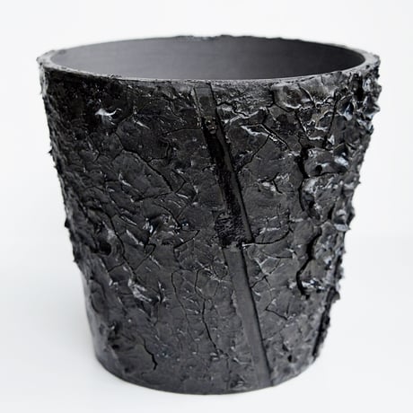 ＜ceramic pot ＞√ROOT   MattBlack type_XV3