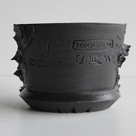 ＜ceramic pot ＞√ROOT   MattBlack type_PMK012