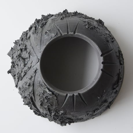 ＜ceramic pot ＞√ROOT   MattBlack type_VCU013
