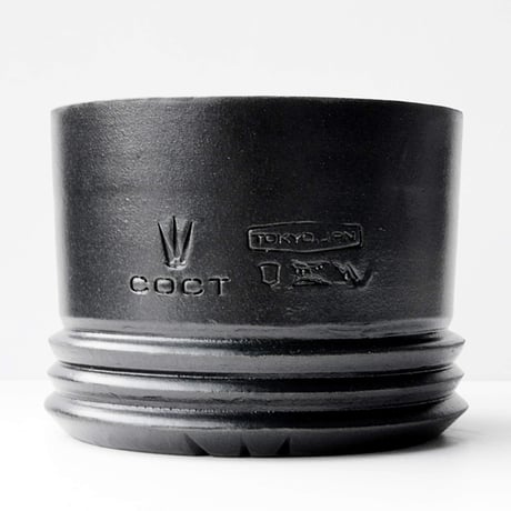 ＜ceramic pot ＞LOOP  Matt Black type_GJ06