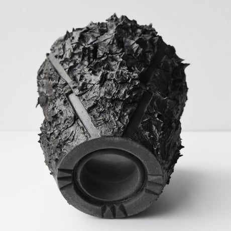 ＜ceramic pot ＞√ROOT   MattBlack type_RM_02