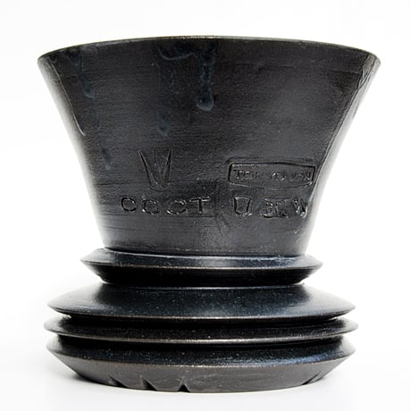 <ceramic pot ＞ SHARP EDGE  Matt Black type+drip_ZR_05