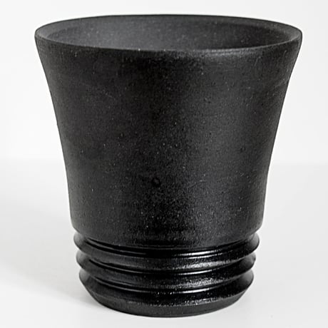 ＜ceramic pot ＞LOOP  Matt Black type_JL06