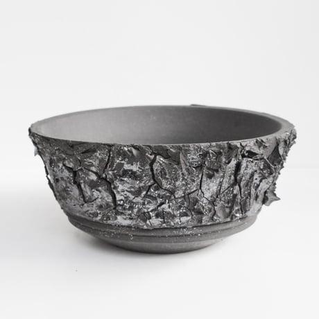 ＜ceramic pot ＞ SHARK_Metallic type_W1