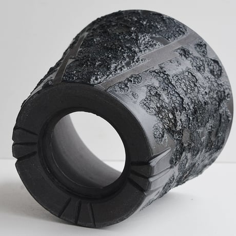 ＜ceramic pot ＞√ROOT MattBlack_UK03