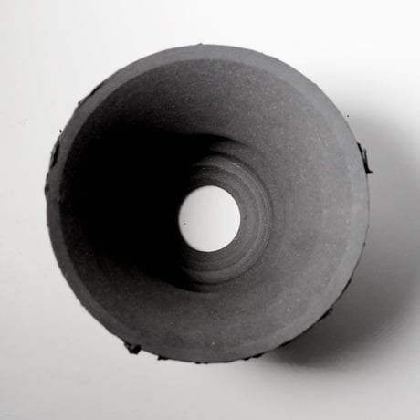 ＜ceramic pot ＞√ROOT   MattBlack type__GJ010