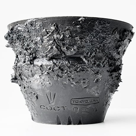＜ceramic pot ＞√ROOT   MattBlack type__ST_012