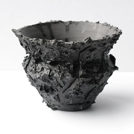 ＜ceramic pot＞  √ ROOT Matt Black type +Drip_Z2