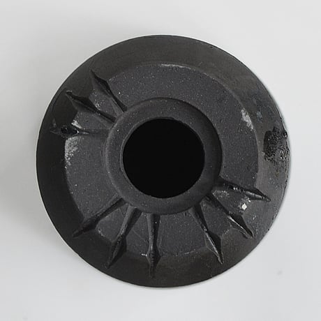 ＜ceramic pot ＞ GRAFFITI  Matt Black type_GA02
