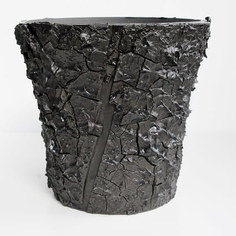 ＜ceramic pot ＞√ROOT   MattBlack type_XV7