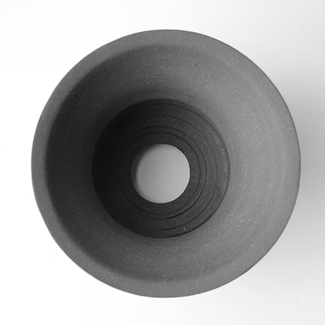 ＜ceramic pot ＞LOOP  DarkGray type_UC03