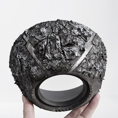 ＜ceramic pot ＞√ROOT   Metallic type_W2