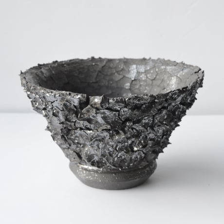 ＜ceramic pot ＞ SHARK_Metallic type_A4