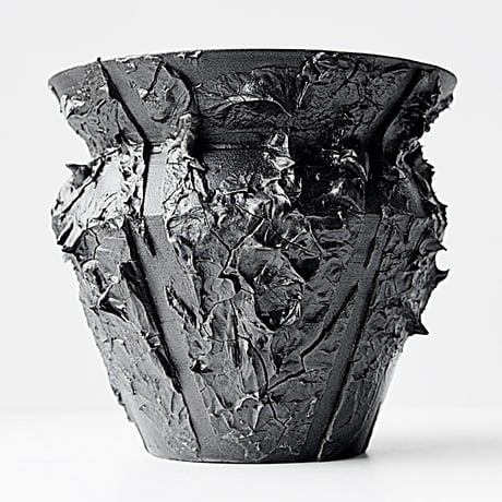 ＜ceramic pot ＞√ROOT   MattBlack type__DF_08