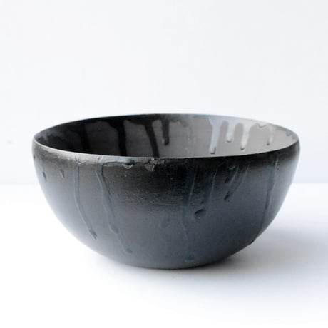 <ceramic pot ＞ SHARP EDGE  Matt Black type+drip_B01