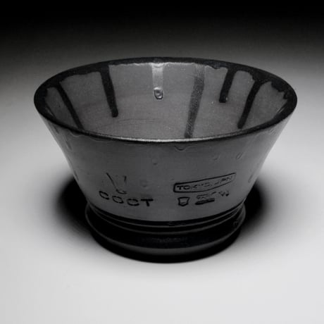 <ceramic pot ＞ SHARP EDGE  Matt Black type+drip_SH_G