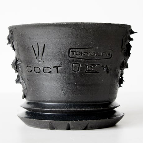 ＜ceramic pot ＞√ROOT   MattBlack type_YJ04