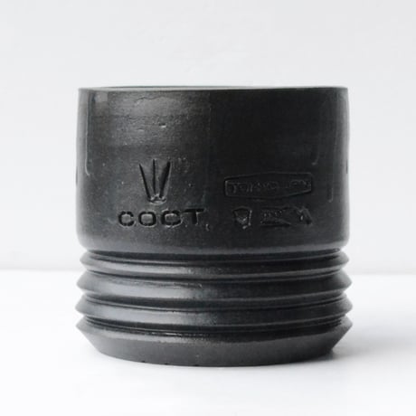 <ceramic pot ＞ LOOP  Matt Black L04
