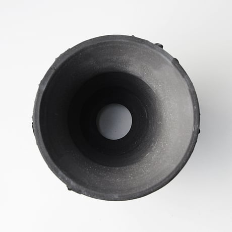 ＜ceramic pot ＞ SHARK  Matt Black type_PH09