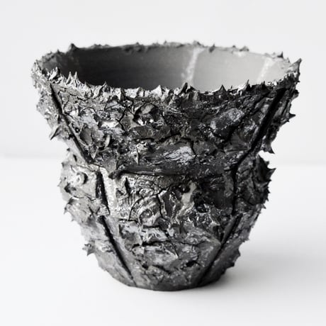 ＜ceramic pot ＞√ROOT   Metallic type_B
