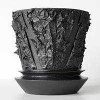 ＜ceramic pot ＞√ROOT   MattBlack type_XK02