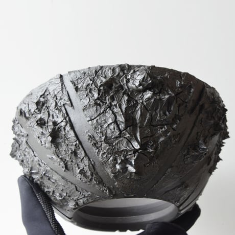 ＜ceramic pot ＞√ROOT   MattBlack type_VCU013