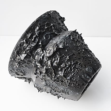 ＜ceramic pot ＞ SHARK  Matt Black type_PH07