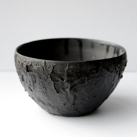 ＜ceramic pot ＞ INFLUX  Matt Black type I01