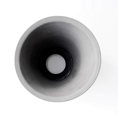 ＜ceramic pot ＞LOOP  Matt Black type_CA03