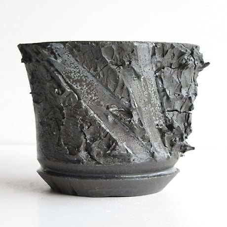 ＜ceramic pot ＞√ROOT   MattBlack type_PMK013