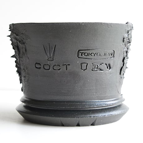 ＜ceramic pot ＞√ROOT   MattBlack type_PMK01