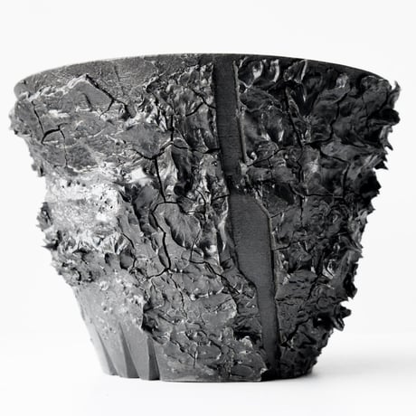 ＜ceramic pot ＞√ROOT   MattBlack type__ST_012