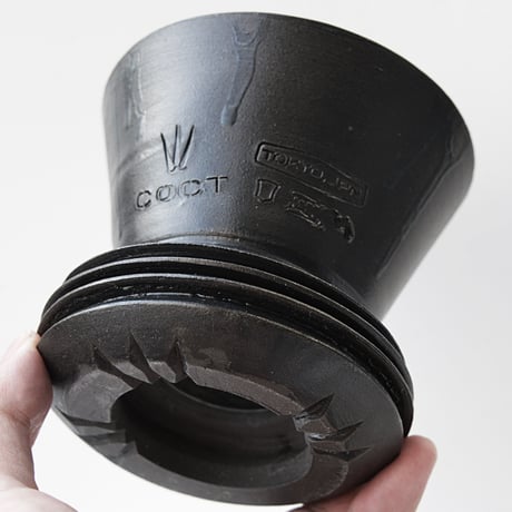 <ceramic pot ＞ SHARP EDGE  Matt Black type+drip_GX_07