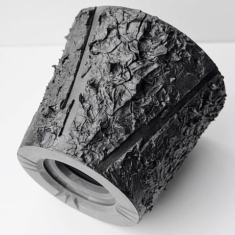 ＜ceramic pot ＞√ROOT   MattBlack type__GM_06