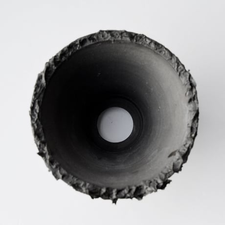 ＜ceramic pot＞  √ ROOT Matt Black type_A