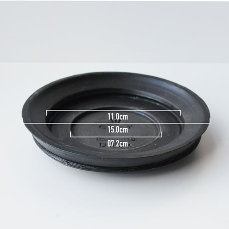 ＜ceramic Plate＞  Plate MattBlack type_B