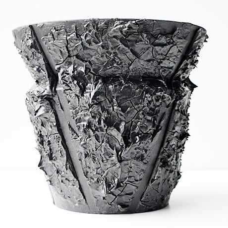 ＜ceramic pot ＞√ROOT   MattBlack type__ST_08