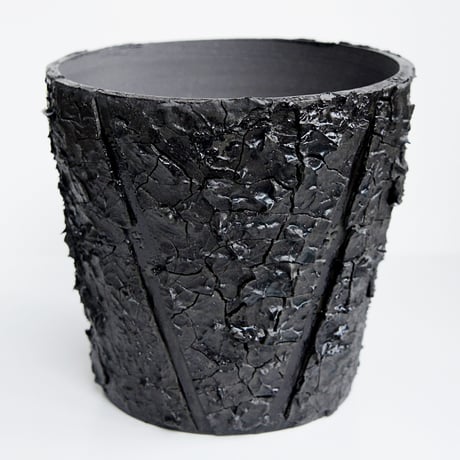 ＜ceramic pot ＞√ROOT   MattBlack type_XV3