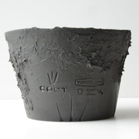 ＜ceramic pot ＞√ROOT   MattBlack type_VCU08
