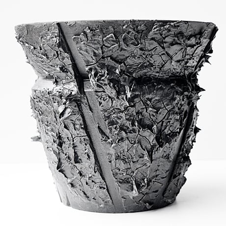 ＜ceramic pot ＞√ROOT   MattBlack type__ST_08