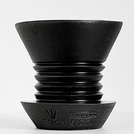 ＜ceramic pot ＞LOOP  Matt Black type_JL05