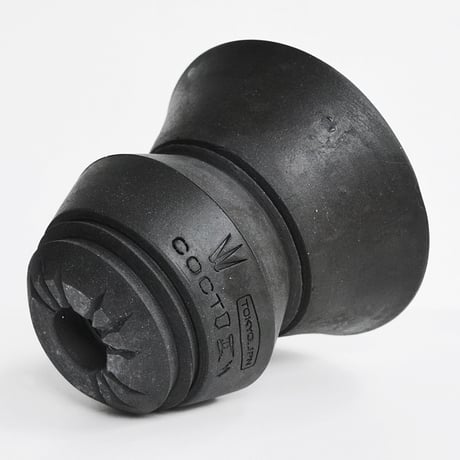＜ceramic pot ＞ GRAFFITI  Matt Black type_GA09