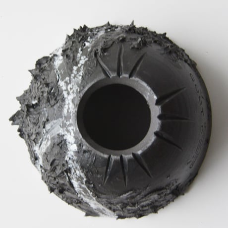 ＜ceramic pot ＞√ROOT   MattBlack type_VCU07