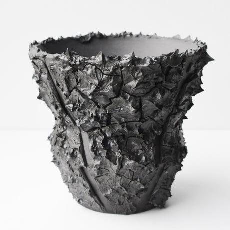 ＜ceramic pot ＞√ROOT   MattBlack type_RM_02