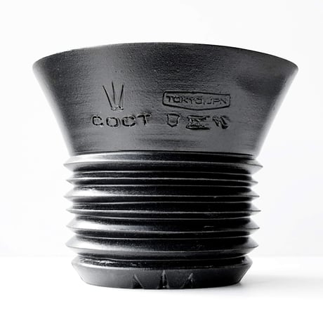 ＜ceramic pot ＞LOOP  Matt Black type_CA02